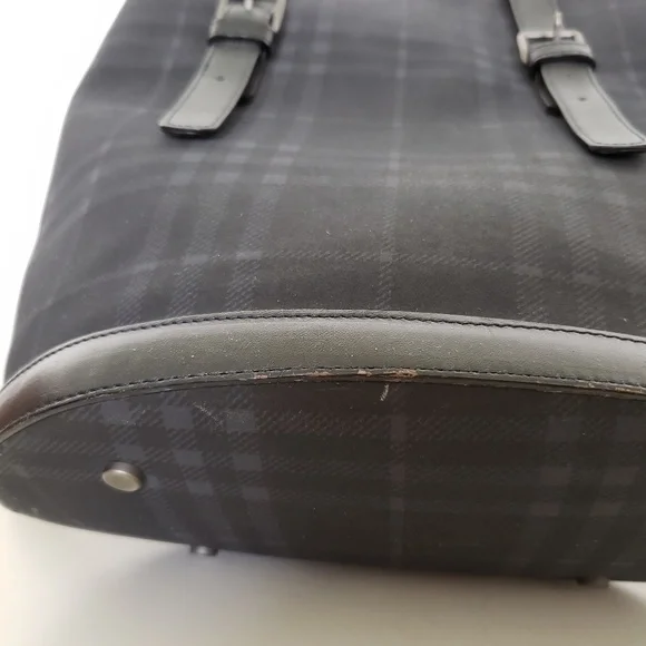 Burberry Vintage Navy Nova Check Bucket Shoulder Bag - Picture 13 of 15